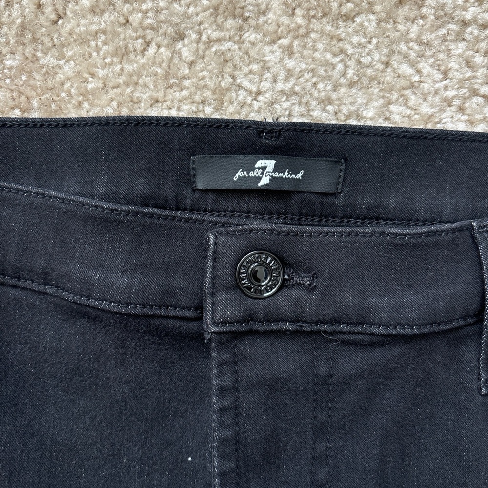 7 For All Mankind Women's Black Jeans Size 32